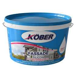 Vopsea lavabila exterior, Kober Fassade, alba, 8.5 L
