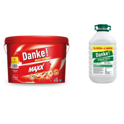 Vopsea lavabila interior, Danke Maxx, alba, 15 L + amorsa Danke 4 L
