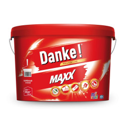 Vopsea lavabila interior, Danke Maxx, alba, 2.5 L