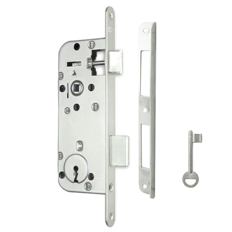 Broasca ingropata pentru usi interior, Abus Midi 7 BB N, cu 1 cheie, 90 x 40 mm Broasca ingropata pentru usi interior, Abus Midi 7 BB N, cu 1 cheie, 90 x 40 mm