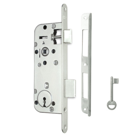 Broasca ingropata pentru usi interior, Abus Midi 7 BB N, cu 1 cheie, 90 x 40 mm