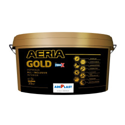 Vopsea superlavabila interior, Adeplast Aeria Gold, alba, 3 L