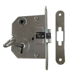 Broasca mica ingropata pentru usi interior, cu 1 cheie, 20 x 140 x 82.5 mm
