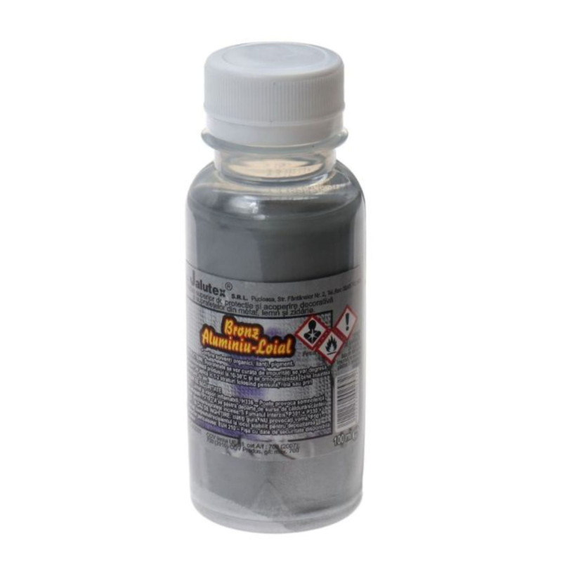 Bronz alchidic pentru lemn / metal, Jalutex, interior / exterior, argintiu, 0.1 L Bronz alchidic pentru lemn / metal, Jalutex, interior / exterior, argintiu, 0.1 L