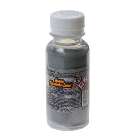 Bronz alchidic pentru lemn / metal, Jalutex, interior / exterior, argintiu, 0.1 L