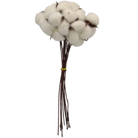 Buchet flori artificiale MW65501, panza + plastic, ivoriu, 34 cm