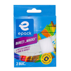 Bureti pentru curatat Magici Epack, melamina, alb, 2 buc / set