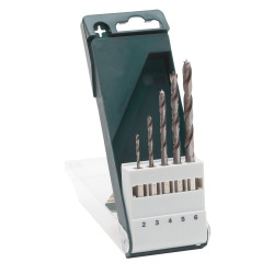 Burghie pentru lemn, Bosch, 2 - 6 mm, set 5 bucati