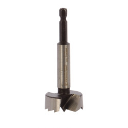 Burghiu hexagonal, pentru balamale, Wolfcraft 3310000, 35 x 90 mm