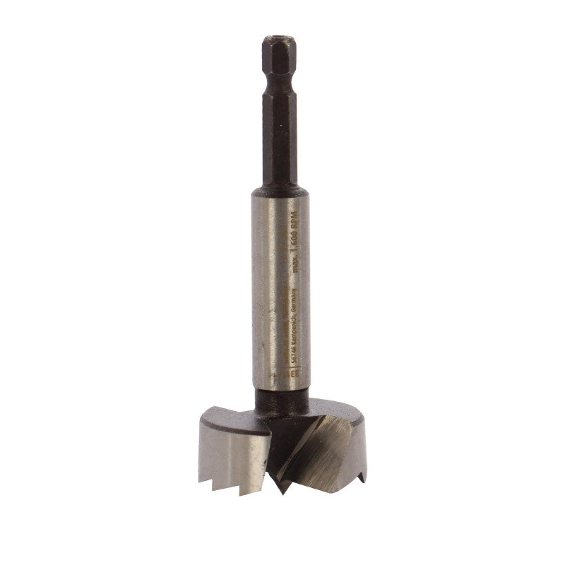 Burghiu hexagonal, pentru balamale, Wolfcraft 3310000, 35 x 90 mm