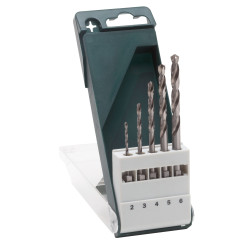 Burghiu pentru metal, Bosch, 2 - 6 mm, set 5 bucati
