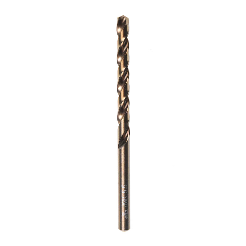 Burghiu pentru metal, HSS-CO, DIN 338, tip N, Tivoly 11455040550, 5.5 x 57 x 93 mm