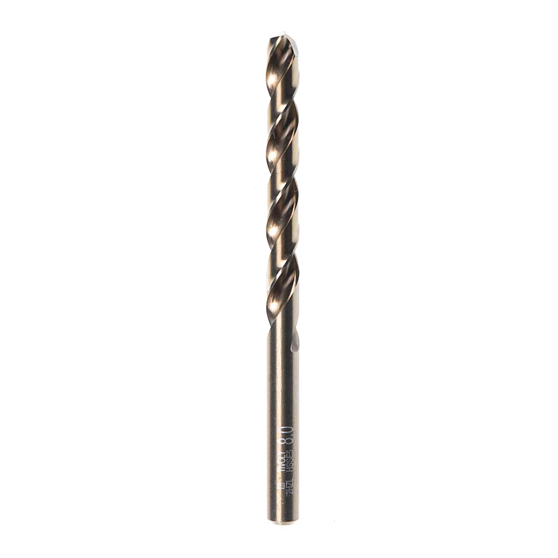 Burghiu pentru metal, HSS-CO, DIN 338, tip N, Tivoly 11455040800, 8 x 75 x 117 mm