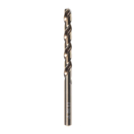 Burghiu pentru metal, HSS-CO, DIN 338, tip N, Tivoly 11455040800, 8 x 75 x 117 mm