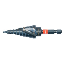 Burghiu pentru metal, in 10 trepte, de impact, Kronus 902551, 4 - 22 mm