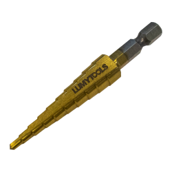 Burghiu pentru metal, in 10 trepte, Lumytools LT21842, 3 - 12 mm