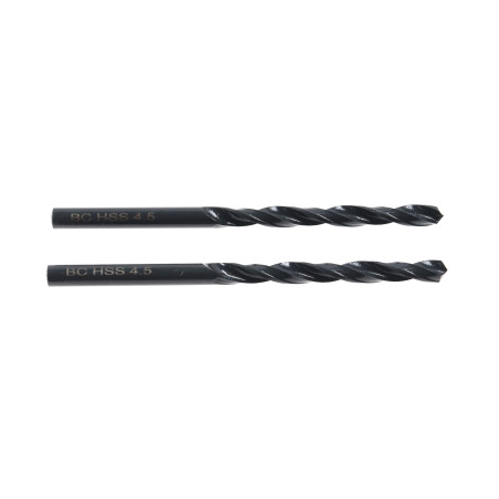 Burghiu pentru metal, tip HSS, Bohrcraft, 4.5 x 47 x 80 mm, set 2 bucati