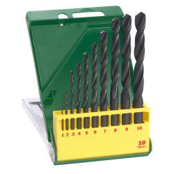 Burghiu pentru metal, tip HSS-R,  Bosch, 1 - 10 mm, set 10 bucati