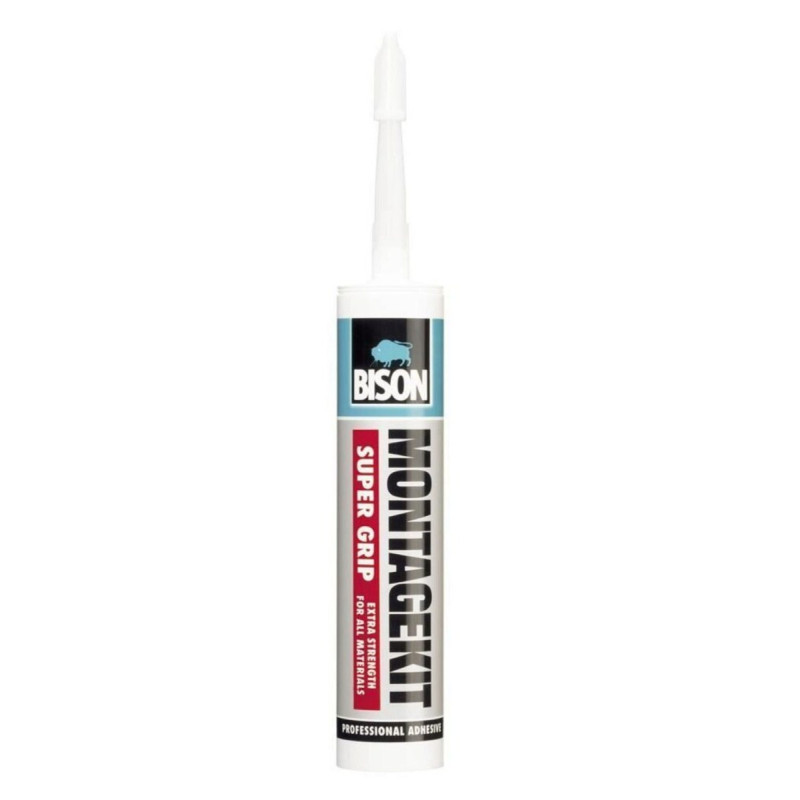 Adeziv pentru suprafete multiple, Bison Montage Kit, interior / exterior, bej, 350 g