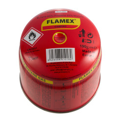 Butelie gaz camping Flamex 190 GR, fara valva, 190 g