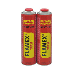 Butelie gaz, Flamex Tech, 330 gr, set 2 bucati