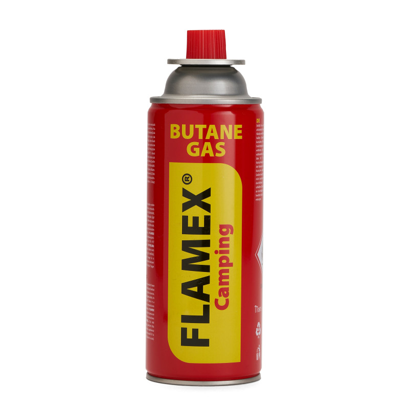 Butelie spray gaz Flamex 227 GR, cu valva, pentru aragaz camping, 400 ml