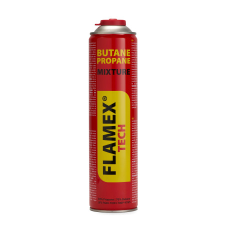 Butelie spray gaz Flamex 330 GR, cu valva 7/16, pentru aragaz camping, 600 ml