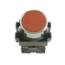 Buton cu revenire Freder 32-750, rosu, contact normal inchis, IP40