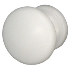 Buton pentru mobila, metalic, alb, M 484.09.11, 32 x 27 mm