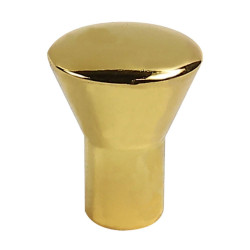Buton pentru mobila, metalic, auriu, M 480.03.20, 16 x 21 mm