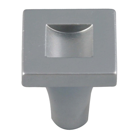 Buton pentru mobila, metalic, crom satinat, M 481.87.23, 20 x 25 mm