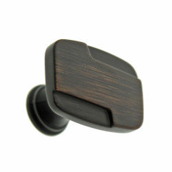 Buton pentru mobila, metalic, cuprat antic, M 880.07, 35 x 25 x 26 mm