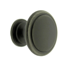 Buton pentru mobila, metalic, nichel antic, M  880.09, 30 x 23 mm