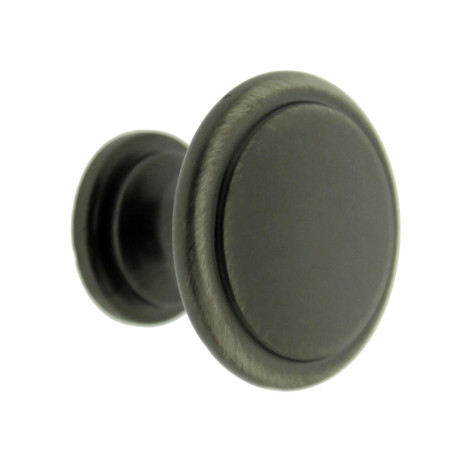 Buton pentru mobila, metalic, nichel antic, M  880.09, 30 x 23 mm