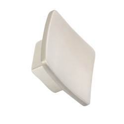 Buton pentru mobila, metalic, nichel mat, M 486.05.24, 44 x 44 x 19 mm
