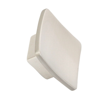 Buton pentru mobila, metalic, nichel mat, M 486.05.24, 44 x 44 x 19 mm