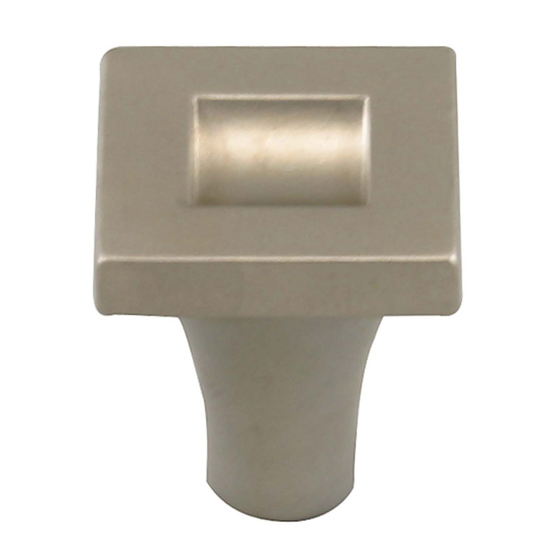 Buton pentru mobila, metalic, nichel satinat, M 481.87.25, 20 x 20 x 24 mm Buton pentru mobila, metalic, nichel satinat, M 481.87.25, 20 x 20 x 24 mm
