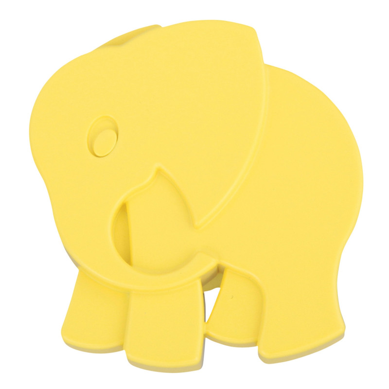 Buton pentru mobila, plastic, galben, M 487.02.16, forma elefant Buton pentru mobila, plastic, galben, M 487.02.16, forma elefant