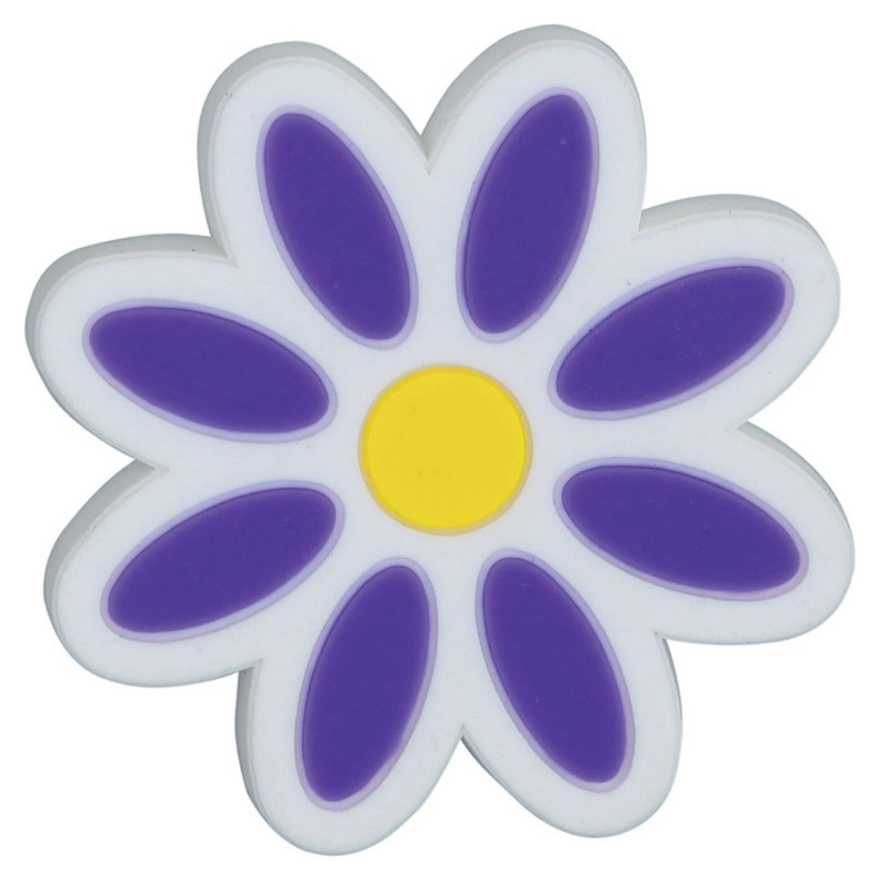 Buton pentru mobila, plastic, violet, forma floare, M 487.19.51 Buton pentru mobila, plastic, violet, forma floare, M 487.19.51