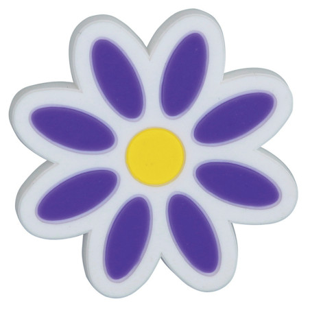 Buton pentru mobila, plastic, violet, forma floare, M 487.19.51