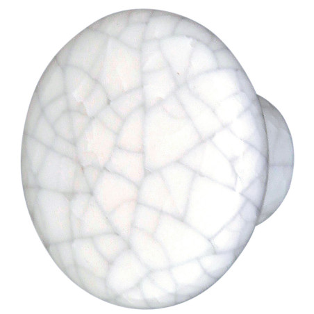 Buton pentru mobila, portelan, ivoire, model mozaic, M 485.20.100