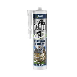 Adeziv pentru suprafete multiple, flexibil, Mamut Universal 2 in 1, interior / exterior, alb, 290 ml