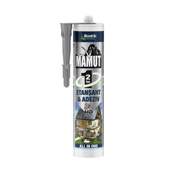 Adeziv pentru suprafete multiple, flexibil, Mamut Universal 2 in 1, interior / exterior, gri, 290 ml