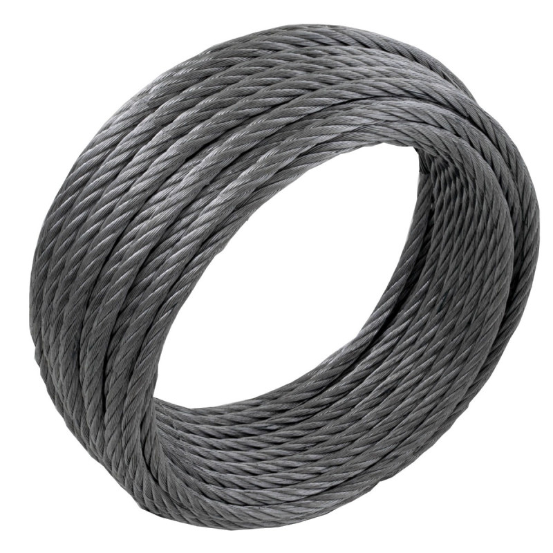 Cablu comercial, din otel zincat, pentru ancorare usoara, Cablero, greutate maxima 106 kg, colac 25 m x 4 mm / bucata Cablu comercial, din otel zincat, pentru ancorare usoara, Cablero, greutate maxima 106 kg, colac 25 m x 4 mm / bucata