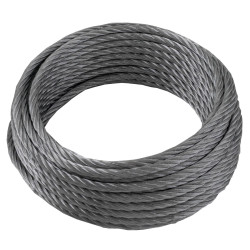 Cablu comercial, din otel zincat, pentru ancorare usoara, Cablero, greutate maxima 131 kg, colac 10 m x 5 mm / bucata