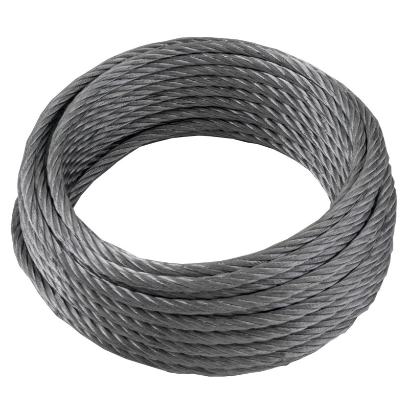 Cablu comercial, din otel zincat, pentru ancorare usoara, Cablero, greutate maxima 131 kg, colac 10 m x 5 mm / bucata Cablu comercial, din otel zincat, pentru ancorare usoara, Cablero, greutate maxima 131 kg, colac 10 m x 5 mm / bucata