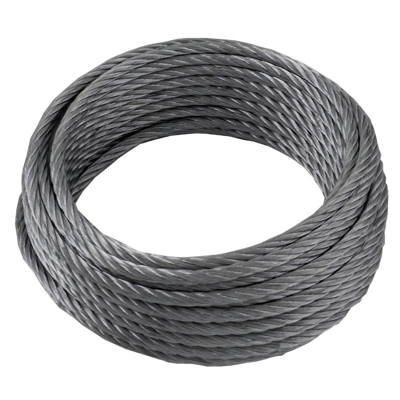 Cablu comercial, din otel zincat, pentru ancorare usoara, Cablero, greutate maxima 131 kg, colac 25 m x 5 mm / bucata
