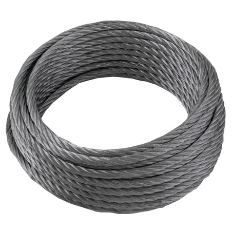 Cablu comercial, din otel zincat, pentru ancorare usoara, Cablero, greutate maxima 200 kg, colac 10 m x 6 mm / bucata