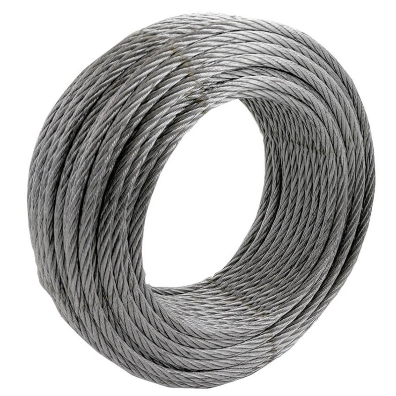 Cablu comercial, din otel zincat, pentru ancorare usoara, Cablero, greutate maxima 65 kg, colac 100 m x 3 mm / bucata Cablu comercial, din otel zincat, pentru ancorare usoara, Cablero, greutate maxima 65 kg, colac 100 m x 3 mm / bucata