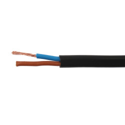Cablu electric MYYUP / H03V2V2H2-F 2 x 0.75 mmp negru, cupru